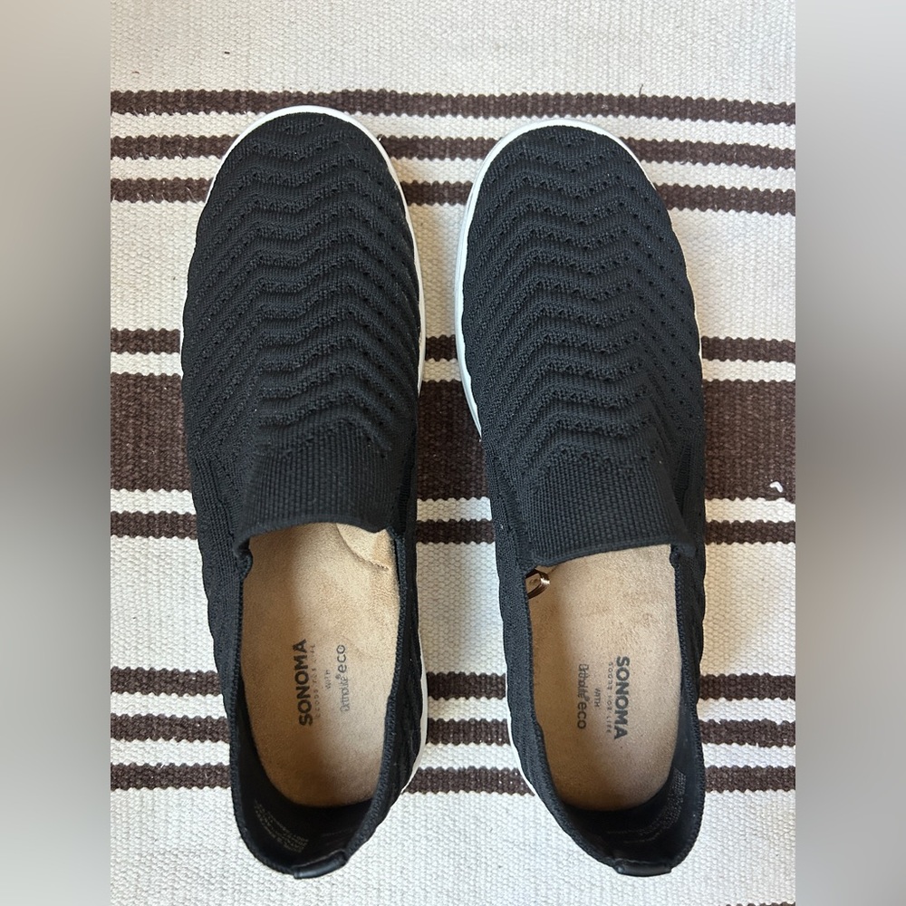 Sonoma Women’s Black Slip-On Shoes